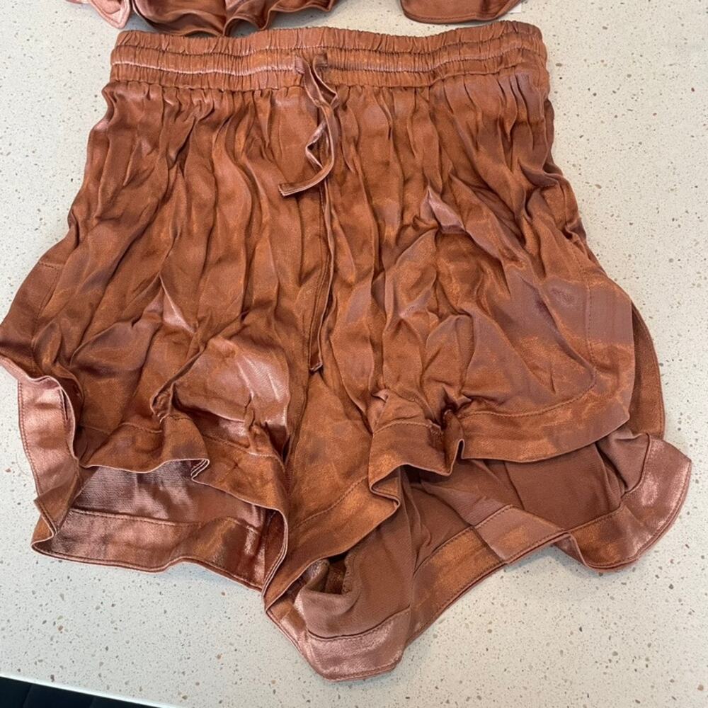 Shona Joy La Lune Lounge Satin Cami & Shorts Set - Picture 3 of 6